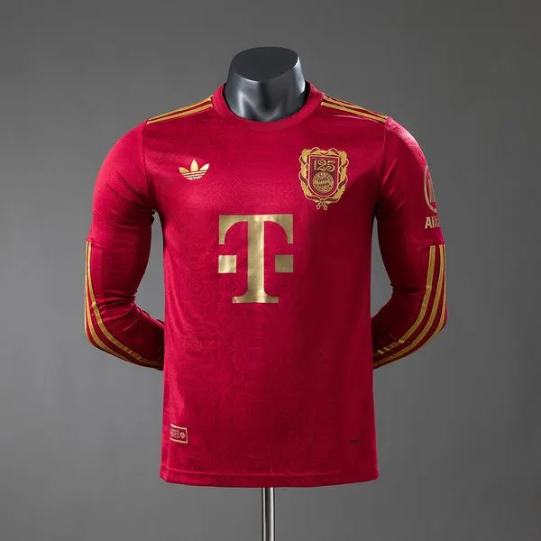 Camiseta de fútbol Bayern Munich 2025/26 ESPECIAL MANGA LARGA VERSION JUGADOR